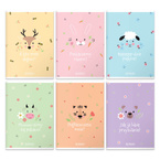 Zeszyt A5 32 kartki podwójna linia kolorowa 3linie 70g Cute Pastel HERLITZ