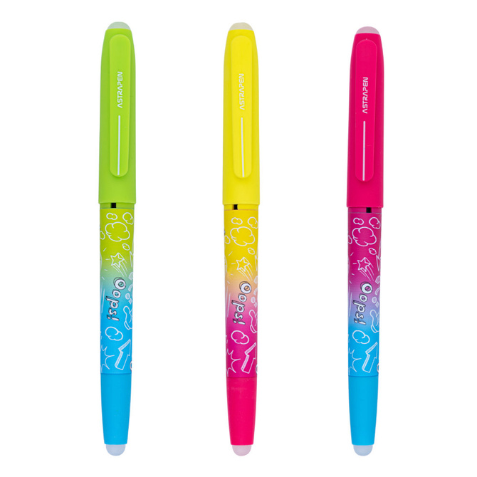 Długopis ścieralny wymazywalny 0,6mm Oops! Neon Astrapen ASTRA