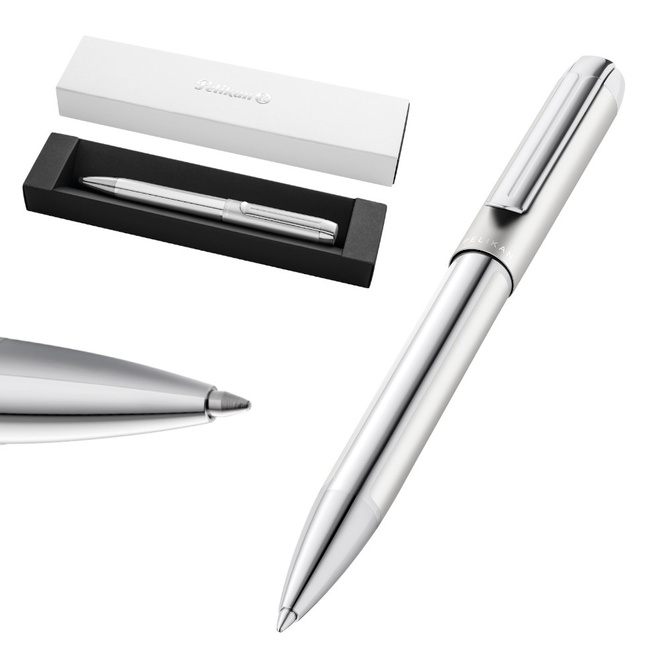 Długopis PURA K40 Silver aluminium obrotowy na prezent FWI PELIKAN