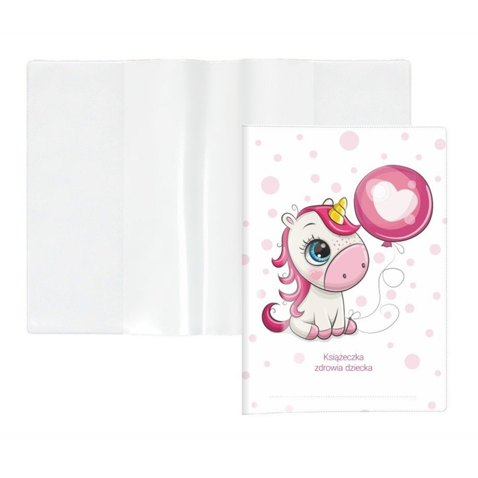 Książeczka Zdrowia Dziecka Książeczka Szczepień A5+okładka jednorożec