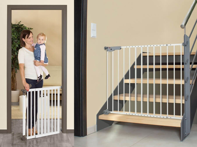 Bramka zabezpieczająca 77-110cm T-Gate REER