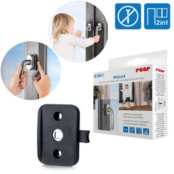 Zabezpieczenie klamki okna drzwi balkonowych REER