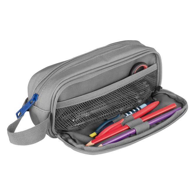 Piórnik kosmetyczka etui saszetka szary B-SMART OXFORD