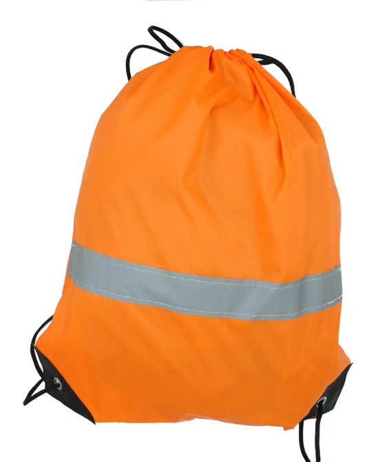 Worek odblaskowy szkolny z nadrukiem logo napis