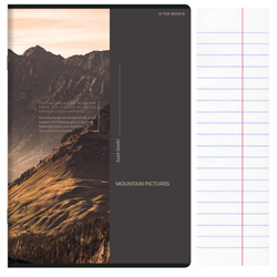 Zeszyt A5 60 kartek w linie z marginesem 70g Bird's Eye TOP 2000