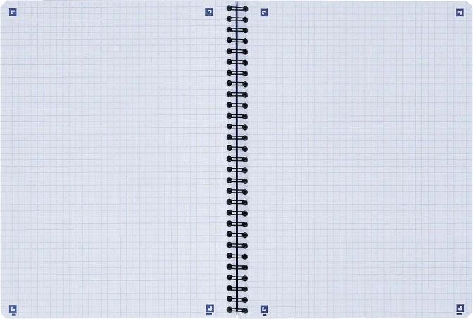 Kołozeszyt kołonotatnik A4 100k kratka soft touch Trend 1szt OXFORD