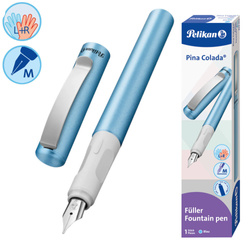 Pióro wieczne prawo/lewo metaliczne niebieskie Blue Pina Colada PELIKAN