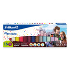 Plastelina szkolna Akademia Pana Kleksa Kleks 16kol x 6,3cm PELIKAN