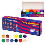 Farby plakatowe szkolne 12x20ml  FC Barcelona ASTRA