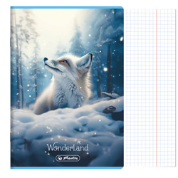 Zeszyt A5 16 kartek w kratkę z marginesem 70g/m2 Wonderland HERLITZ
