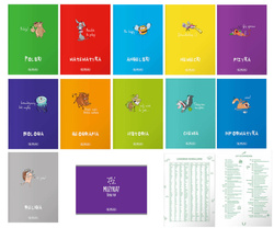 Zeszyt przedmiotowy kl 7-8 11xA5 60k okładka PP 1xsoft touch +GRATIS A5 60k