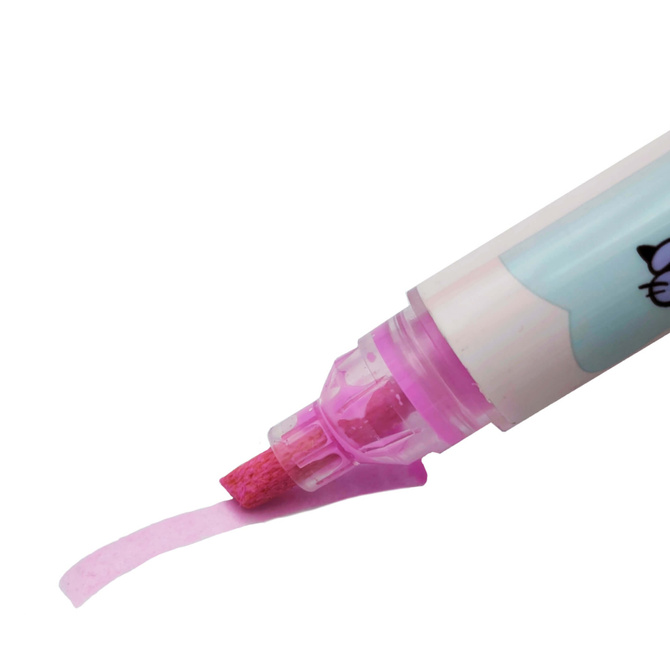 Klej w pisaku długopisie w płynie szkolny różowy Cats ASTRA