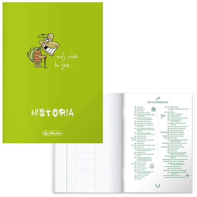 Zestaw zeszyt przedmiotowy klasa 7 11x A5 60k z okładką PP i 1 soft touch