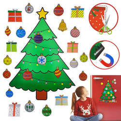 Zestaw kreatywny choinka magnetyczna bombki BIURFOL