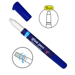 Klej w pisaku długopisie sztyft wykręcany szkolny 3g HAPPY COLOR