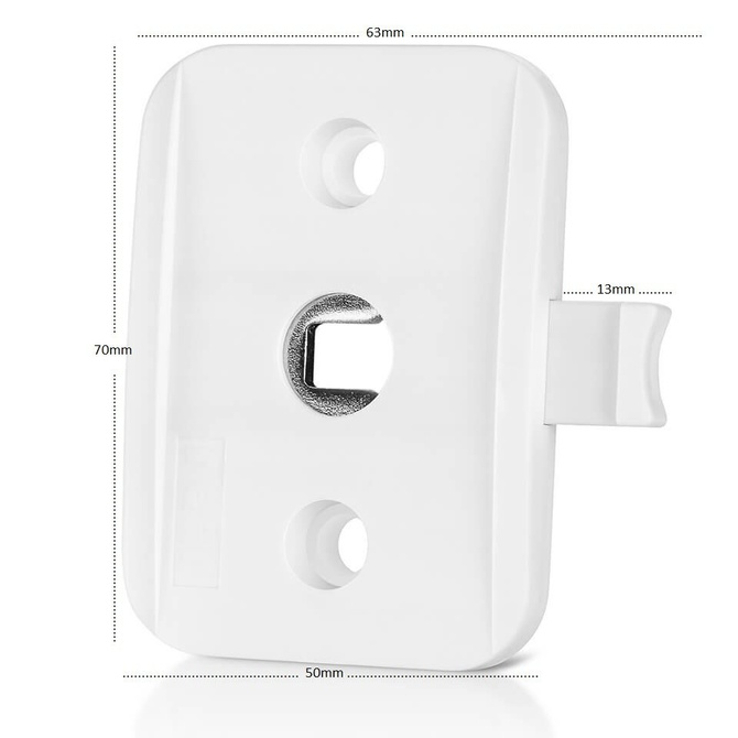 Zabezpieczenie klamki okna drzwi balkonowych 3szt REER