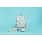 Plecak szkolny młodzieżowy miętowy kwiatki 26l Bloom OXFORD