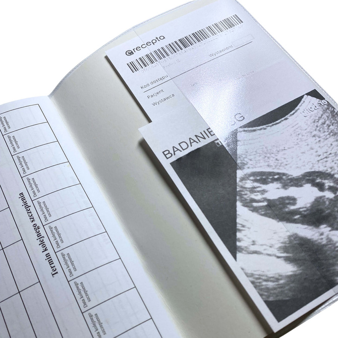 Książeczka Zdrowia Dziecka Książeczka Szczepień A5+okładka sowa różowa