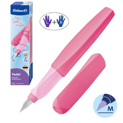 Pióro wieczne Twist dla dzieci prawo/lewo różowe Berry Pink PELIKAN