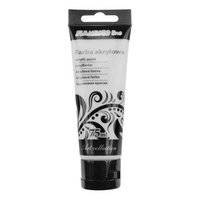 Farba akrylowa srebrna w tubie tubka 75ml FLAMINGO