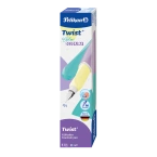 Pióro wieczne Twist nabój prawo/lewo pastelowe Color Blocking PELIKAN