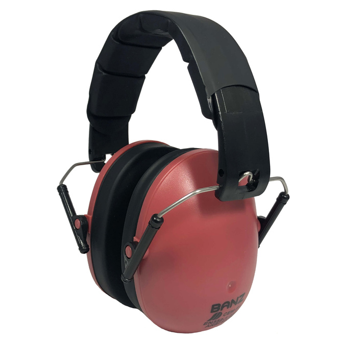 Słuchawki ochronne nauszniki wygłuszające dzieci 3lata+ Maroon BANZ