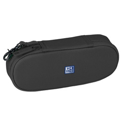 Piórnik kosmetyczka etui usztywniany czarny B-HOOK OXFORD