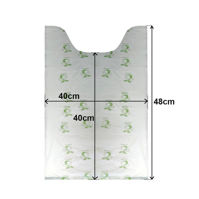Worki biodegradowalne kompostowalne ATEST 10l 1100szt 110 rolek SIPEKO
