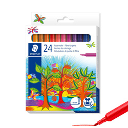 Pisaki flamastry mazaki szkolne 24kol Noris Club STAEDTLER