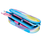 Piórnik kosmetyczka etui usztywniany z klapką Little Monster HERLITZ