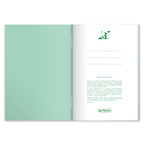 Zeszyt A5 32k kratka okładka z folii PP Eco Pastel Colors zielony HERLITZ