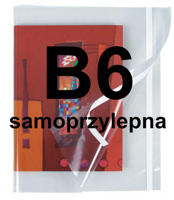 Okładka PVC samoprzylepna na zeszyt książkę 26,5x41cm