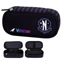 Piórnik kosmetyczka etui usztywniany z klapką Wednesday AC6 ASTRA