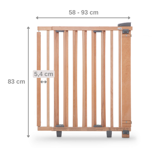 Bramka barierka zabezpieczająca przed dziećmi przykręcana 58-93cm GEUTHER