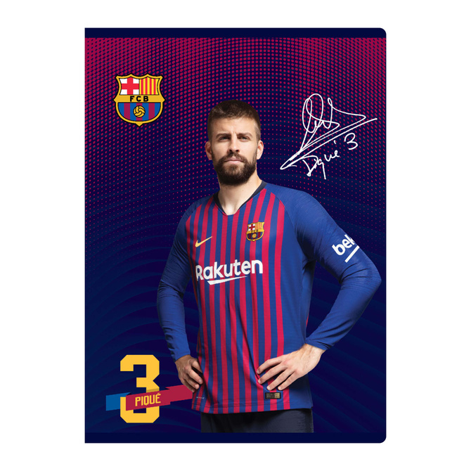 Zeszyt A5 32 kartki w linię FC Barcelona ASTRA