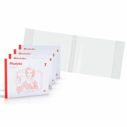 Zestaw okładka P2 pozioma na ćwiczenia Plastyka MAC Eduka 4,5,6,7 25szt
