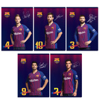Zeszyt A5 32 kartki w kratkę FC Barcelona ASTRA