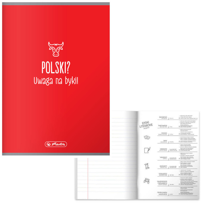 Zestaw zeszyt przedmiotowy klasa 5-6, 8x A5 60k soft touch +GRATIS A5 60k
