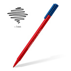 Pisaki flamastry mazaki trójkątne plastikowym etui Triplus 20szt STAEDTLER