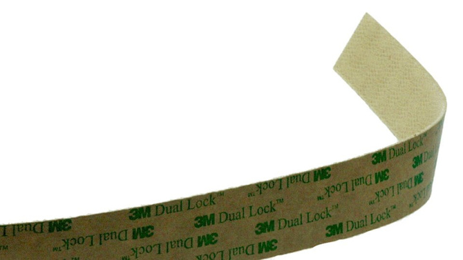 Rzep przemysłowy niskoprofilowy 2,5x4570cm klej Dual Lock SJ4570 3M