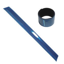 Opaska odblaskowa samozaciskowa 3x34cm niebieska