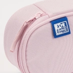 Piórnik kosmetyczka etui usztywniany z klapką różowy SCHOOL OXFORD