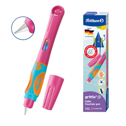 Pióro wieczne Griffix 4 dla dzieci Leworęcznych różowe Lovely Pink PELIKAN