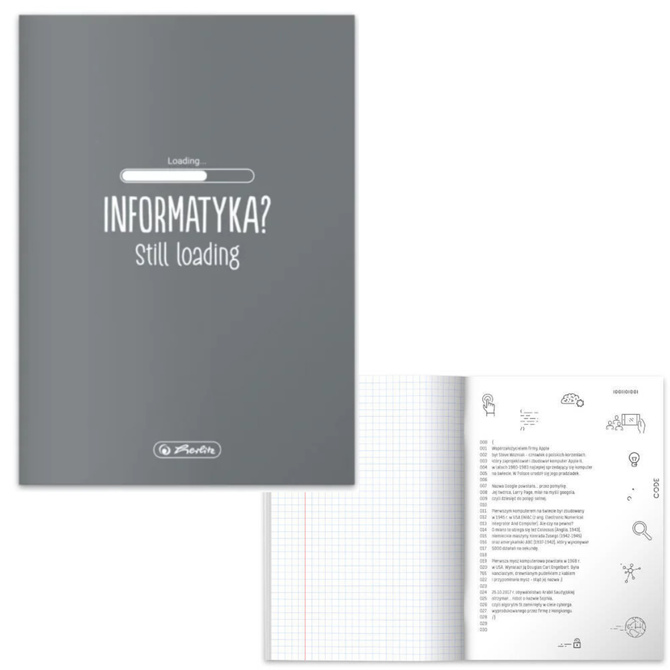 Zestaw zeszyt przedmiotowy klasa 4, 8x A5 60k soft touch HERLITZ