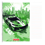Zeszyt A5 32 kartki podwójna linia kolorowa 3linie 70g/m2 Fast Car HERLITZ