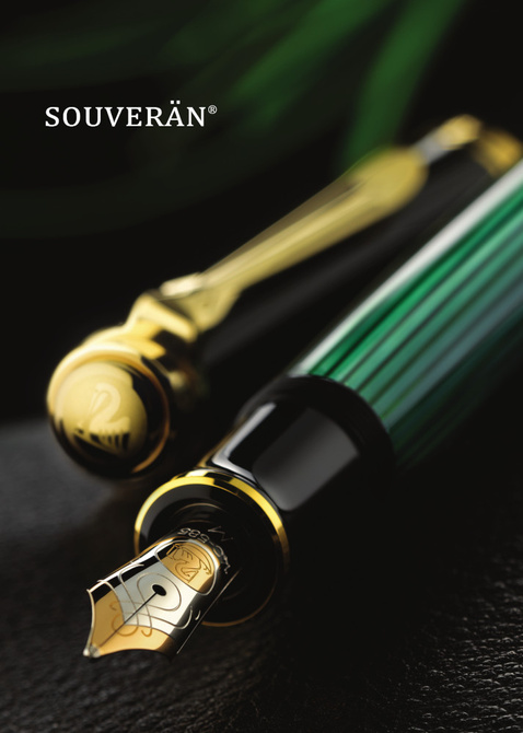 Pióro wieczne Souverän M600 B Black-Green na prezent premium FWI PELIKAN