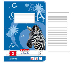 Zeszyt A5 16k do nauki pisania poziom 3 w linie x.book 80g HERLITZ