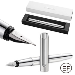 Pióro wieczne PURA P40 EF Silver aluminiowe na prezent FWI PELIKAN