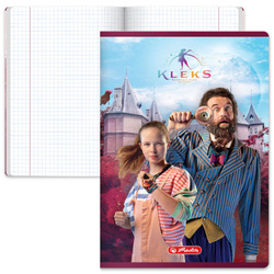 Zeszyt A5 60 kartek w kratkę z marginesem 70g Akademia Pana Kleksa HERLITZ