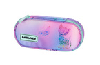Piórnik kosmetyczka etui usztywniany z klapką kotkiem Kitty Ombre AC6 HEAD